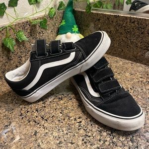 Woman’s Velcro vans